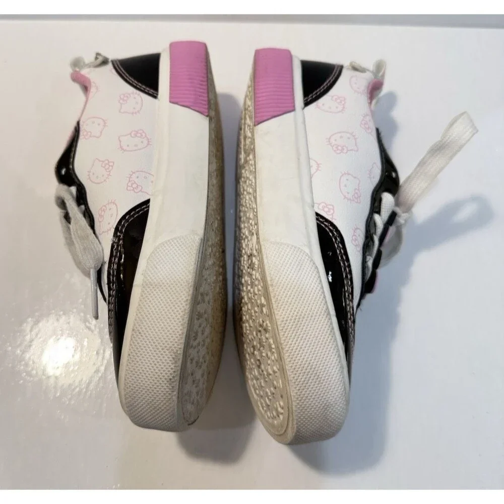 Hello Kitty Court Sneakers White Pink Little Kid Girl Shoes Size 12 Toddler